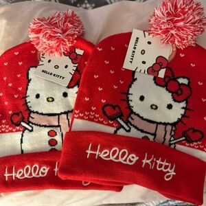 NWT-Hello Kitty beanies. Great for the winter time. Fits teen and adults
